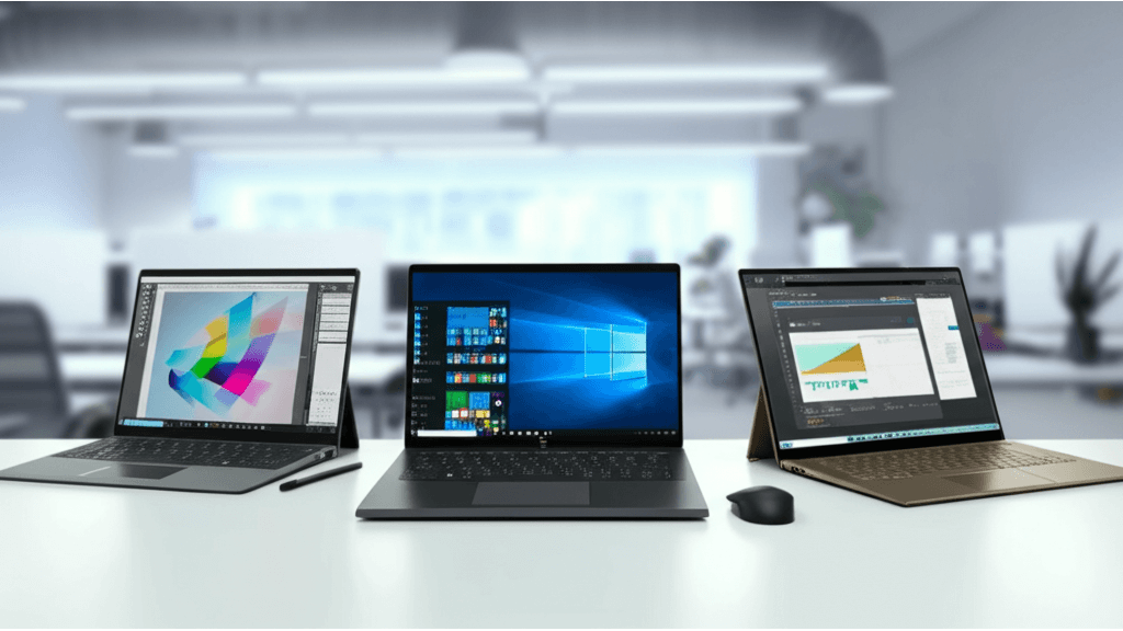 Microsoft_HP_ASUS_3大品牌觸控筆電特色與產品線比較
