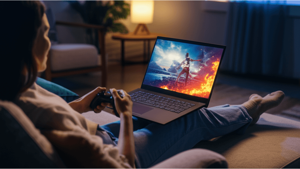Vivobook影音娛樂表現_2款筆電_暢玩_英雄聯盟_與_Minecraft