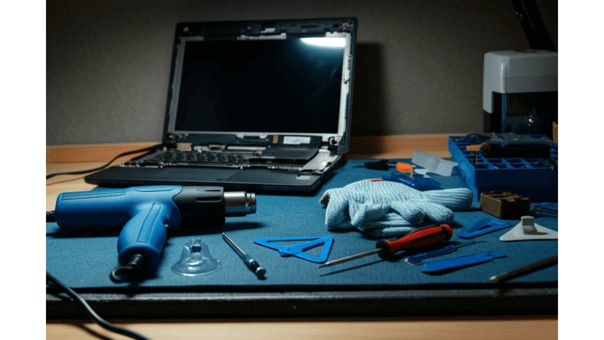 螢幕更換工具_螺絲刀4種規格_熱風槍_4種其他必備工具